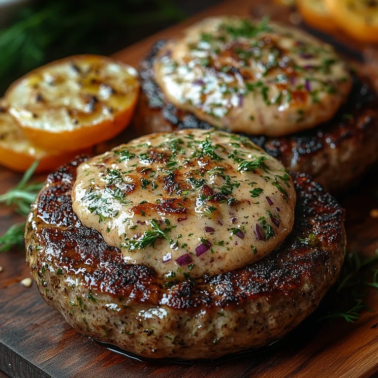Steaks Hachés Sauce Crémeuse à l’Aneth : Une Recette Incroyable Ultime