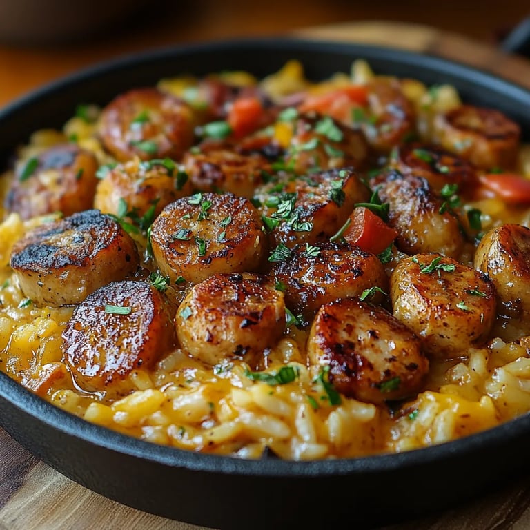 Pollo con Salchicha y Arroz en Una Sola Olla: La Increíble Receta Última