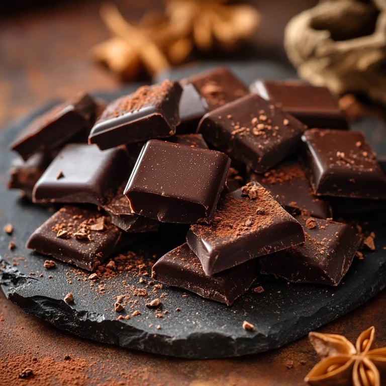 Saftiges Schoko-Gewürz-Konfekt