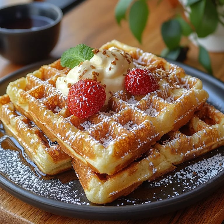 Waffles Crujientes y Ligeros de Harina de Almendra: Una Increíble Receta Última