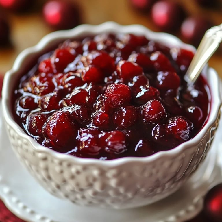 Tasty Christmas Cranberry Sauce
