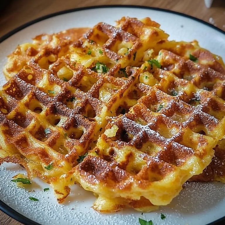 Kartoffel - Gemüse Waffeln
