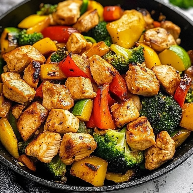 Healthy Chicken and Vegetables Skillet: The Incredible 5-Ingredient Recipe