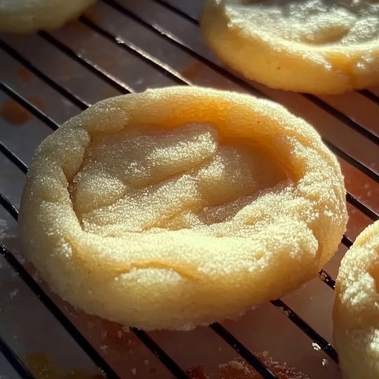 Weiche und zähe Zitronenkekse