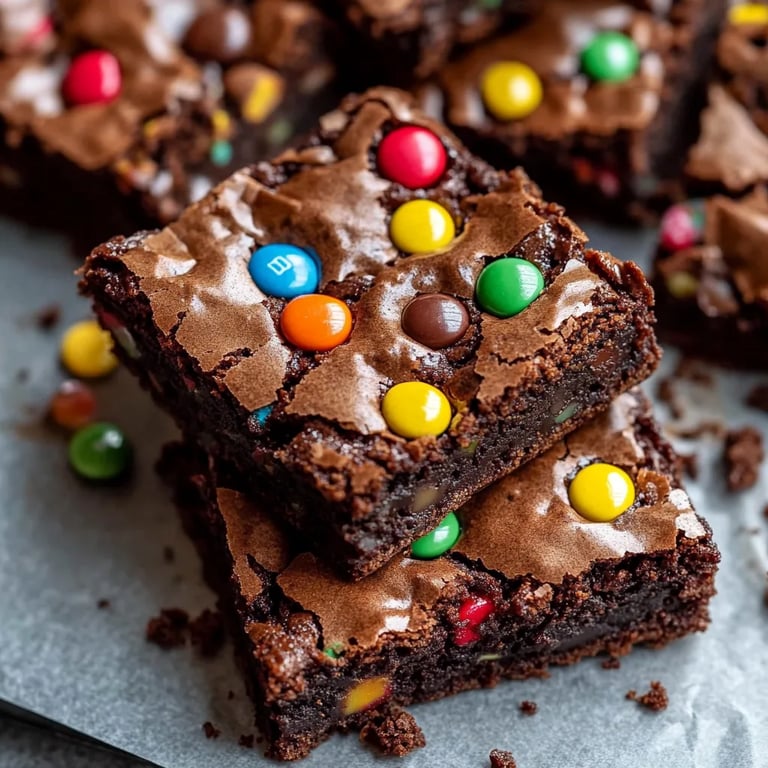M&M-Brownies