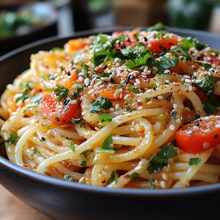 Salade de Spaghettis Thaï Épicée : Une Recette Incroyable Ultime