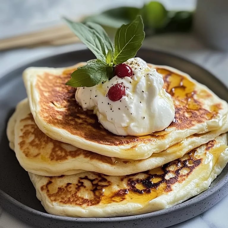 Fluffigste griechische Joghurt-Pfannkuchen