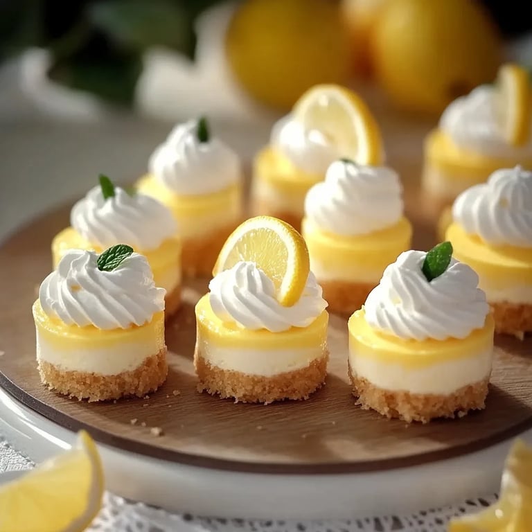 Mini Lemon Cheesecakes: An Amazing Ultimate Recipe with 10 Steps