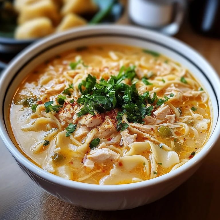 Crack Chicken Noodle Soup