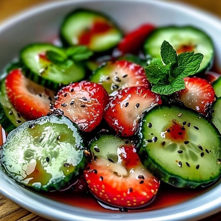 Cucumber Strawberry Salad: An Amazing Ultimate Recipe to Refresh Your Palate