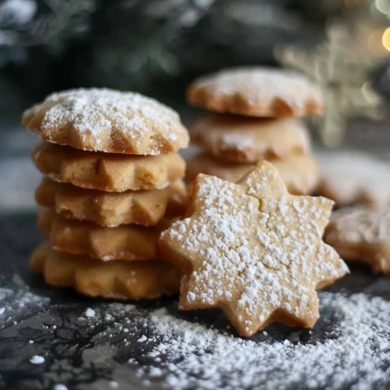 Schneeflocken – Rezept für zarte Kekse
