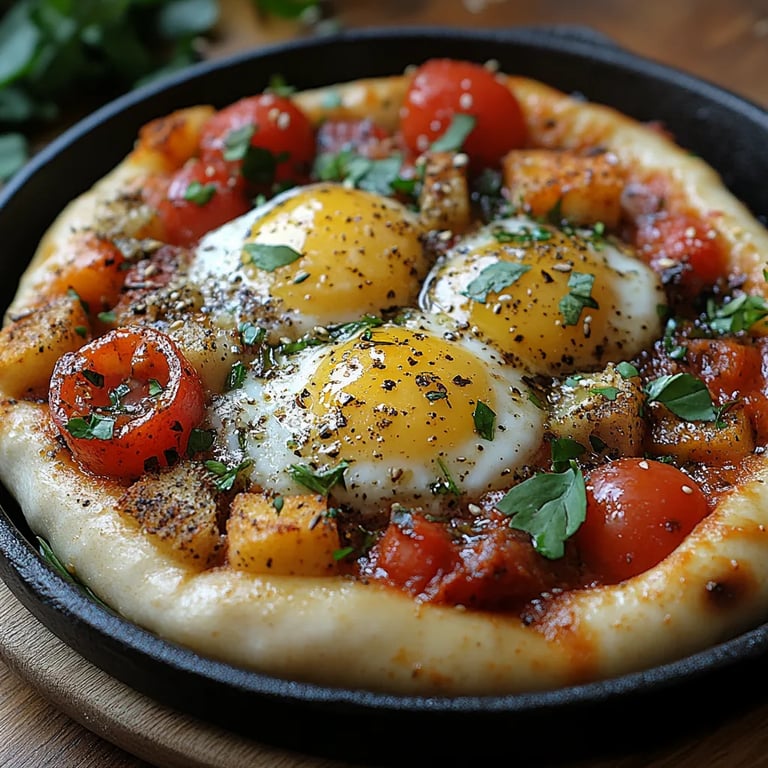 Shakshouka Focaccia Breakfast: An Amazing Ultimate Recipe