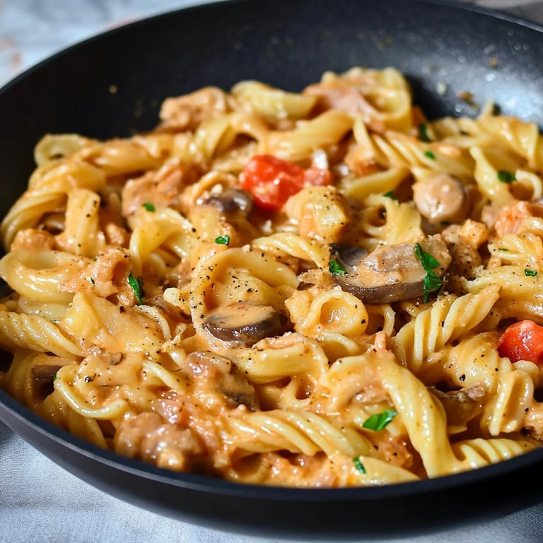 Nudeln mit Thunfisch