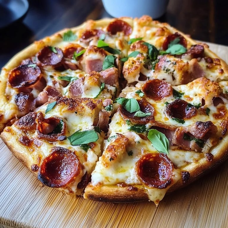 Herzhafte Pizza Waffeln