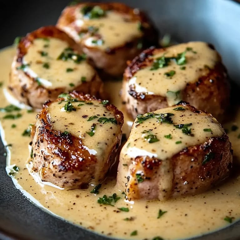 Best-Ever Pork Tenderloin with Creamy Dijon Sauce