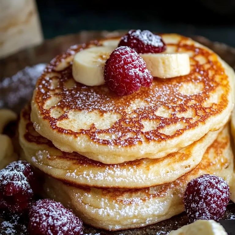 Zuckerfreie Pancakes aus Quark und Haferflocken