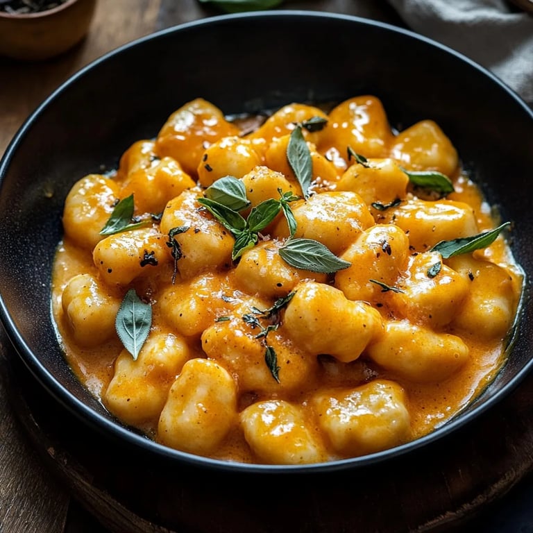 Creamy Pumpkin Gnocchi