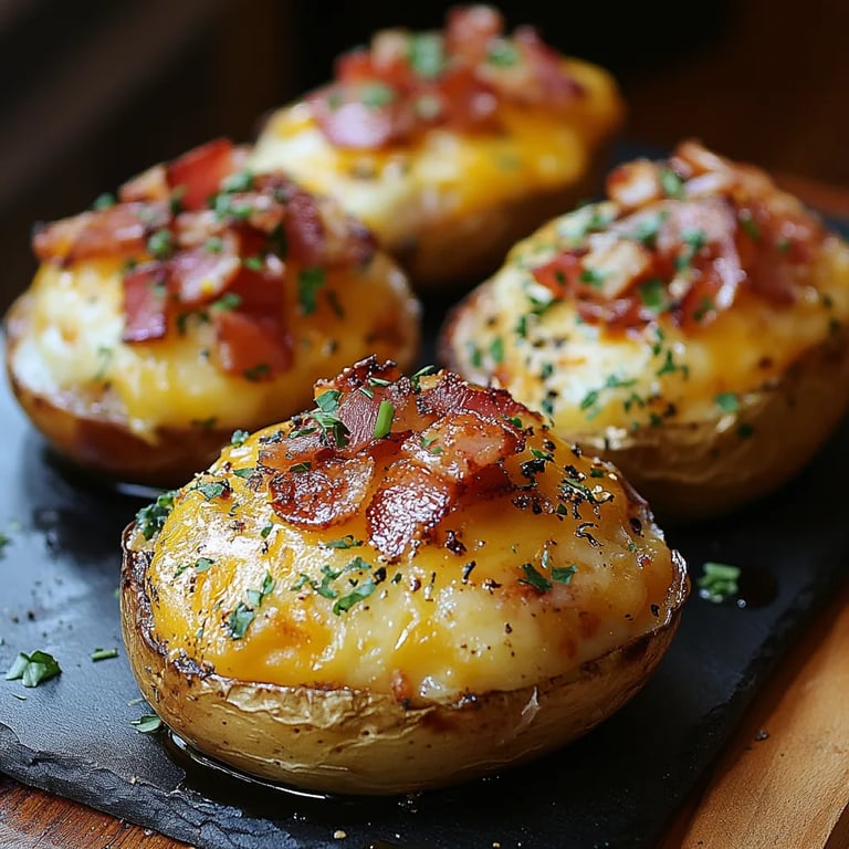Pommes de terre farcies deux fois cuites au petit-déjeuner : Une Recette Incroyable Ultime