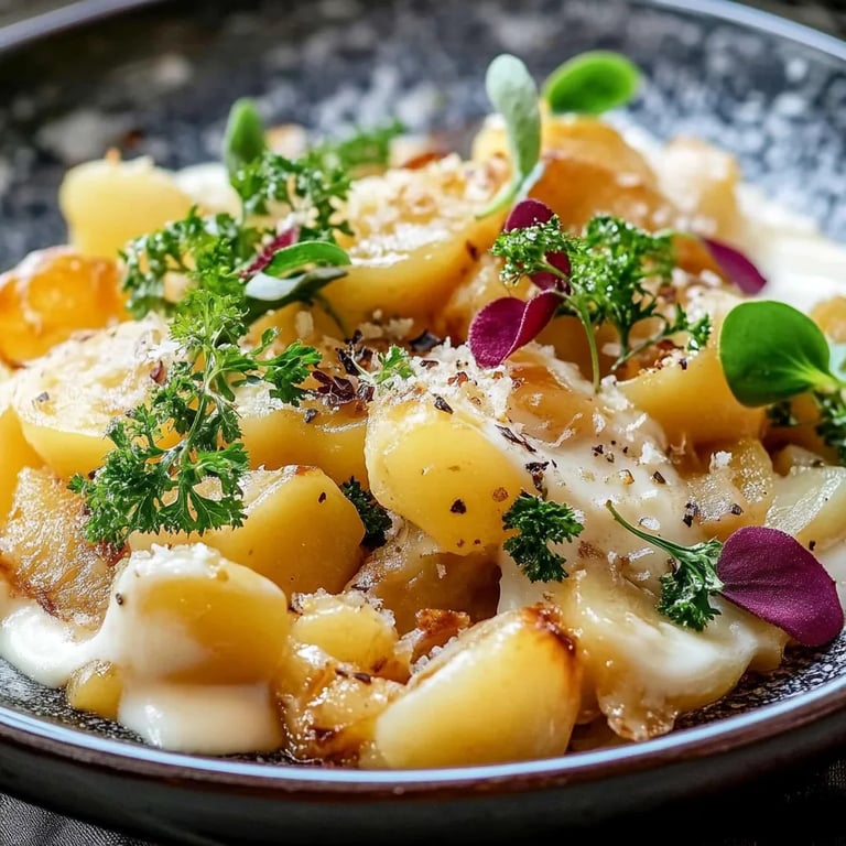 Omas Kartoffelsalat mit Brühe