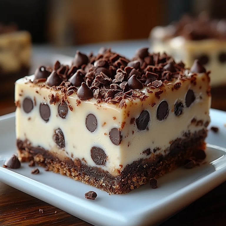 Easy No-Bake Chocolate Chip Cheesecake Bars: An Amazing Ultimate Recipe