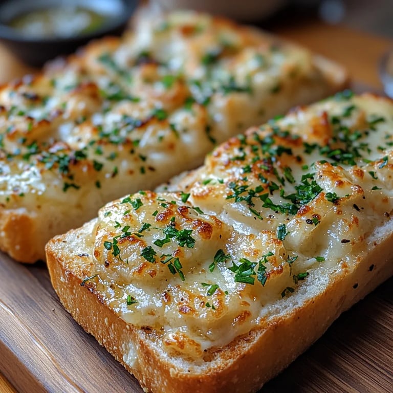 Pan de Ajo con Pollo Alfredo: La Increíble Receta Última