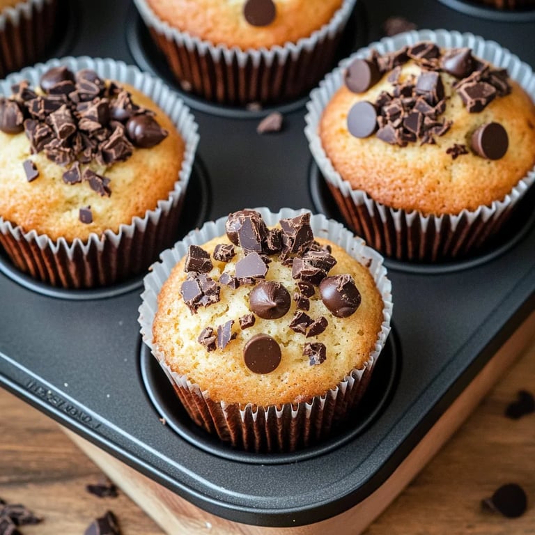 Muffins mit Schokostücken: Ein Unglaubliches Ultimatives Rezept für 12 Muffins