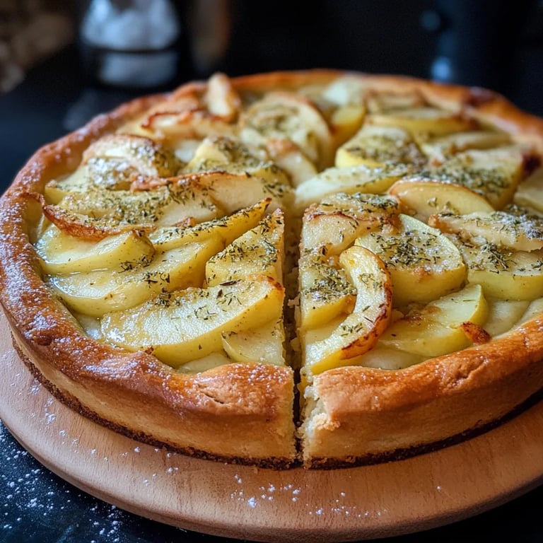 Versunkener Apfelkuchen