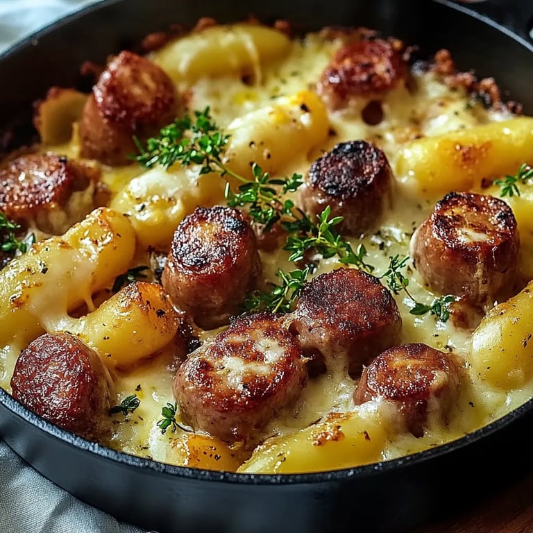 Kartoffel-Wurst-Auflauf