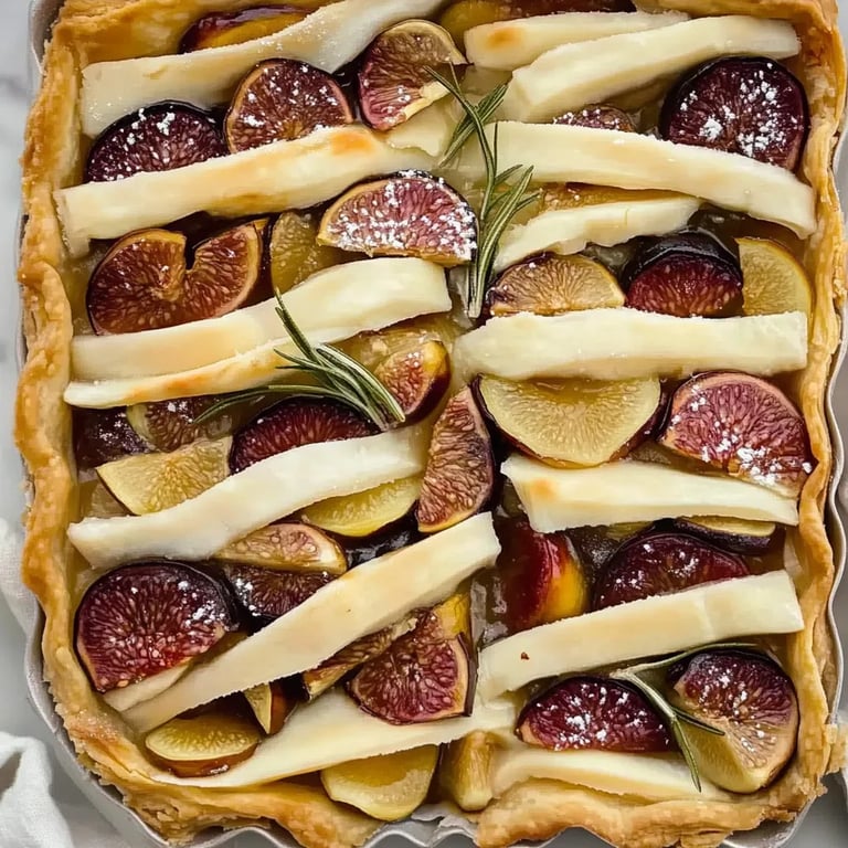 Feigen & Brie Fillo Crinkle Pie