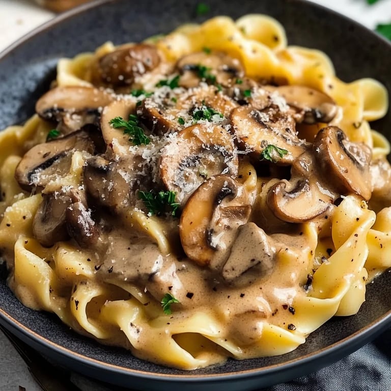 Mushroom Stroganoff