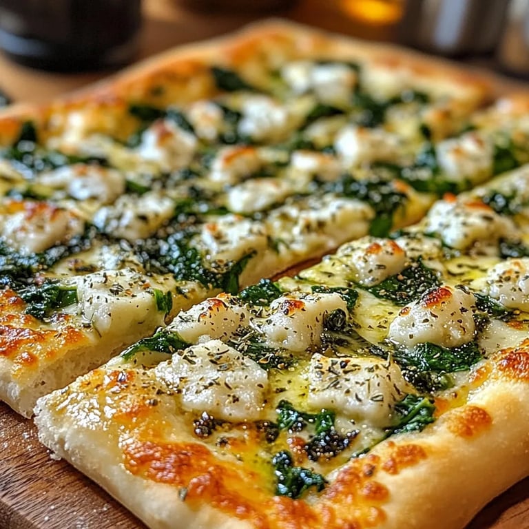 Greek Roasted Garlic Spinach White Pizza: An Incredible Ultimate Recipe