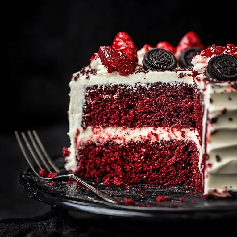 Oreo Red Velvet Cake