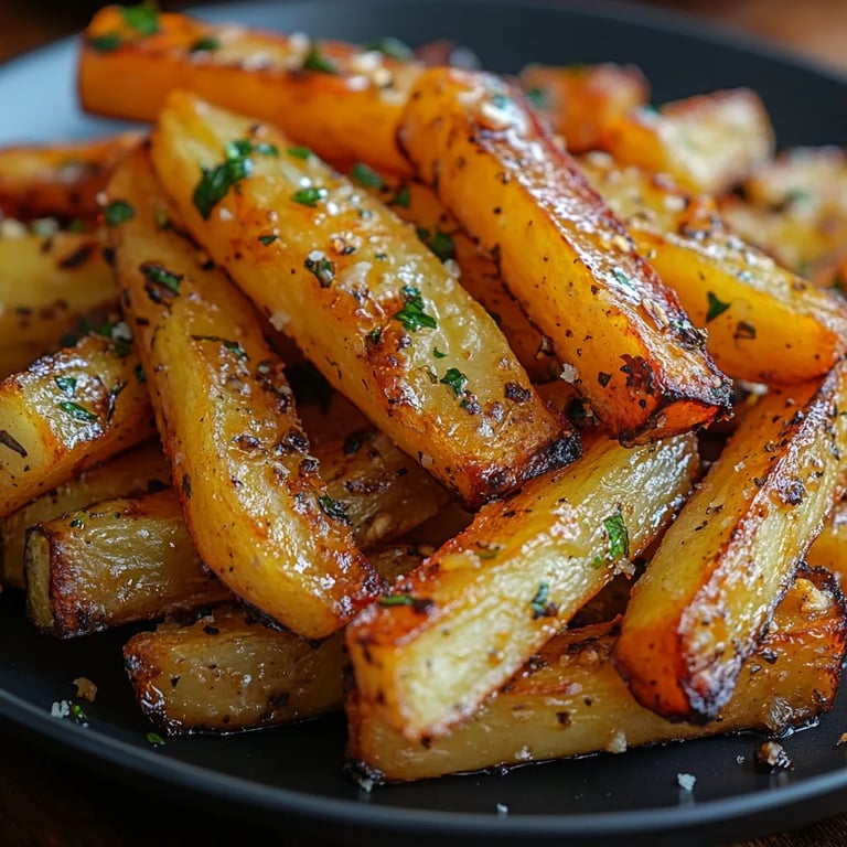 Papas fritas de verduras con parmesano y ajo: Una Increíble Receta Esencial