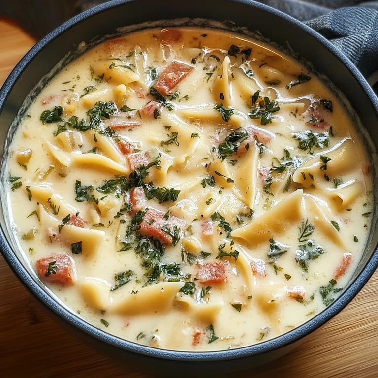 Easy White Lasagna Soup