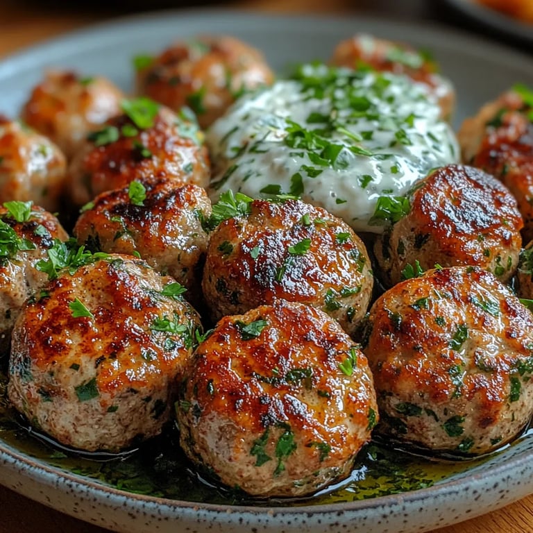 Griechische Truthahn-Fleischbällchen mit Tzatziki: Ein Unglaubliches Ultimatives Rezept