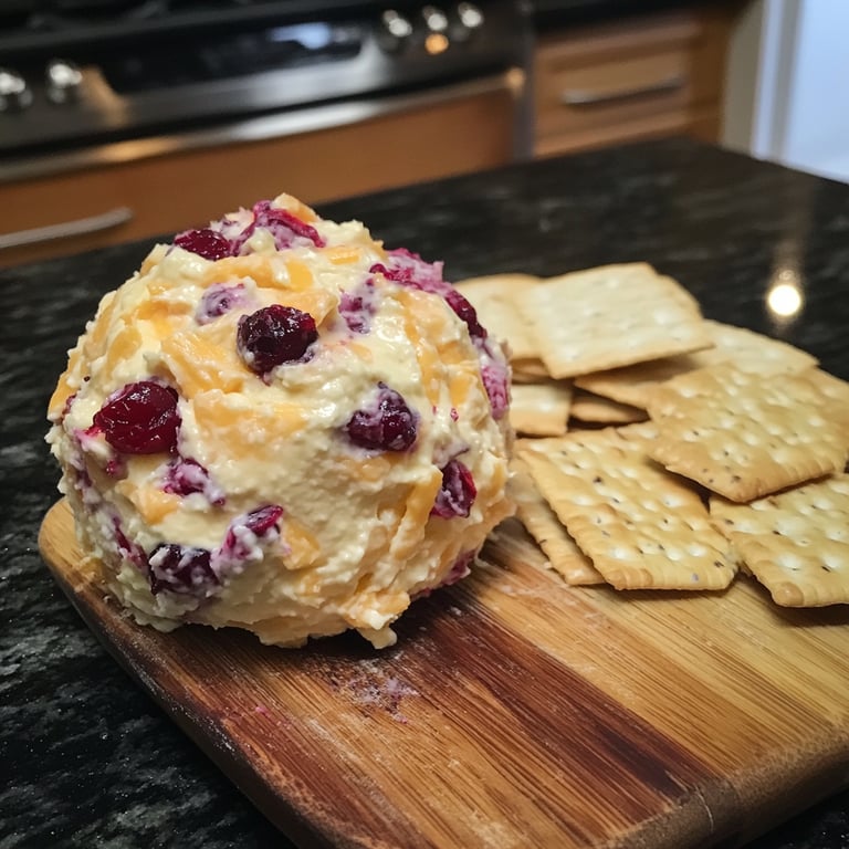 Cheddar Cranberry Cheese Ball