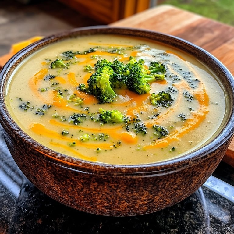 Comfort Broccoli Cheddar Soup​