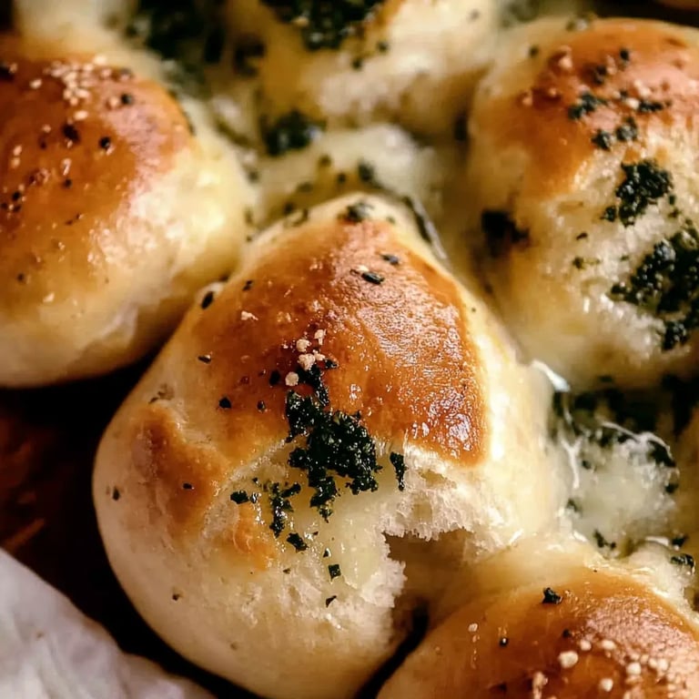 Knoblauchbutterbrötchen