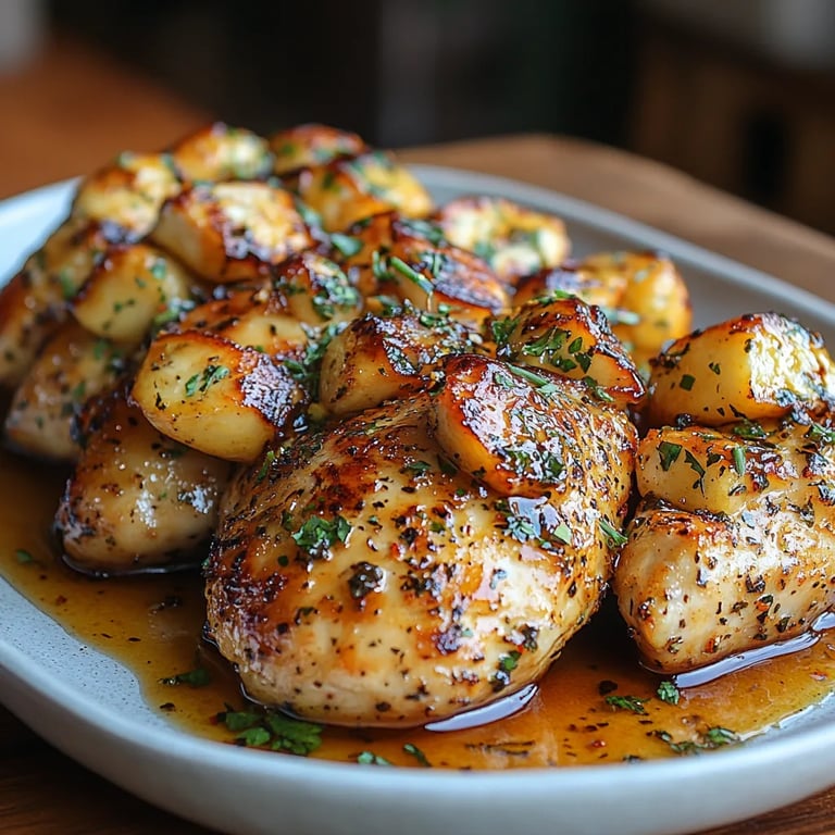 Pollo con Miel Picante y Queso Feta: Una Increíble Receta Última