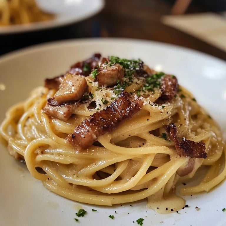 Japanese-Style Miso Carbonara