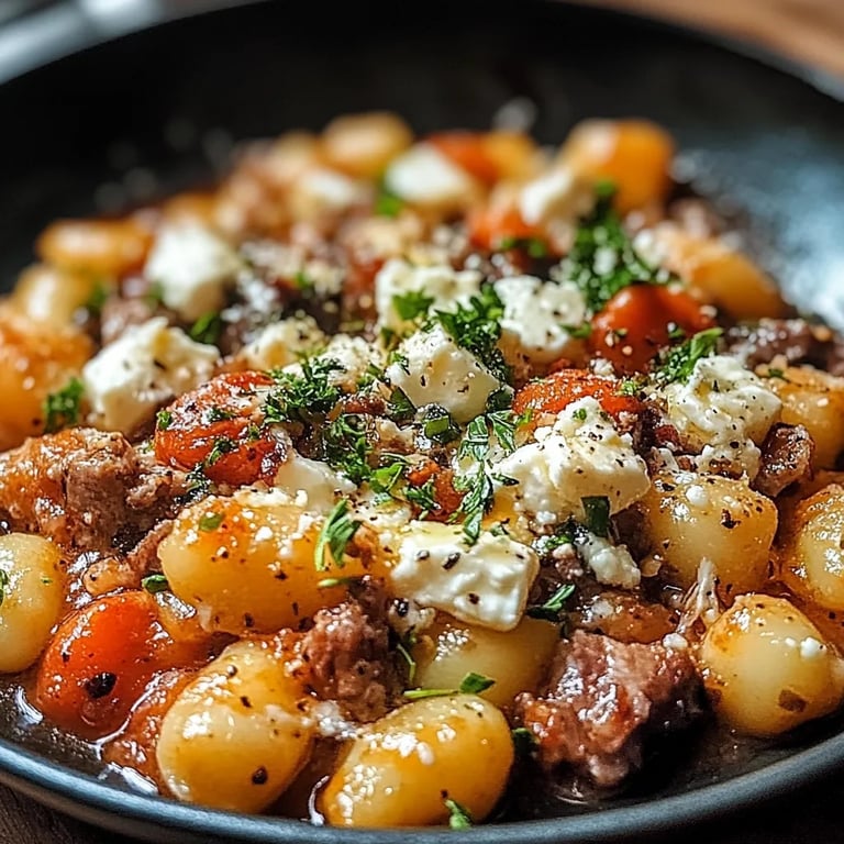 One-Pot-Gnocchi mit Hackfleisch und Feta: Ein Unglaubliches Ultimatives Rezept für 4
