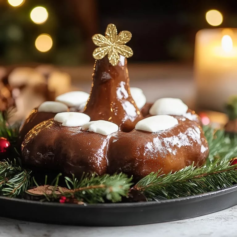 Einfacher Weihnachtsnachtisch