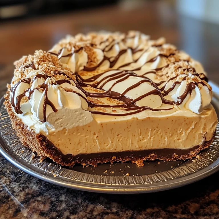No-Bake Peanut Butter Cream Pie