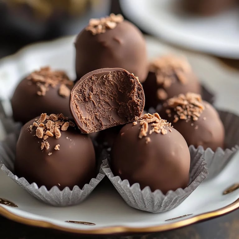 Luxurious Cream Cheese Chocolate Truffles