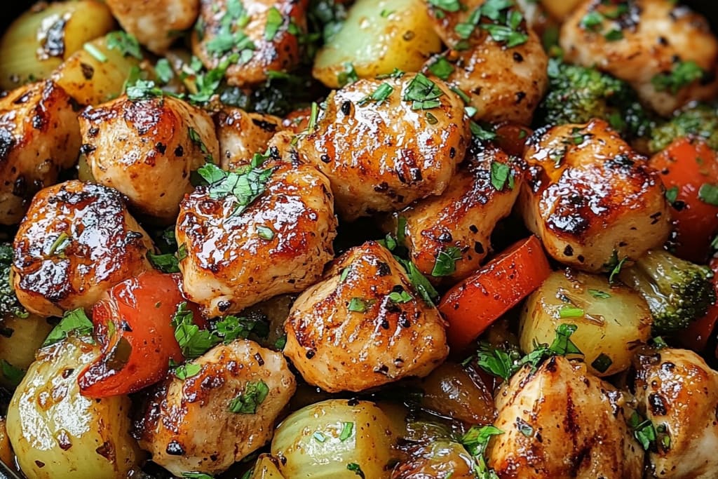 Air Fryer Chicken and Vegetables: An Amazing Ultimate One-Pan Meal