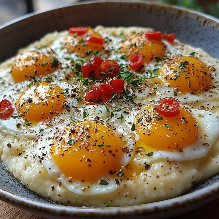 Cremige Polenta mit pochierten Eiern: Ein Unglaubliches Ultimatives Rezept