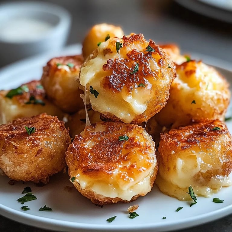 Crispy Mashed Potato Cheese Bites