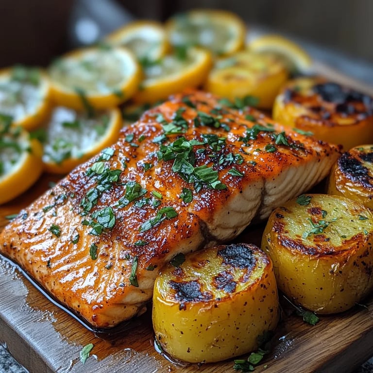 Salmão com Banana-da-Terra Frita na Air Fryer: Uma Receita Incrível com 5 Passos