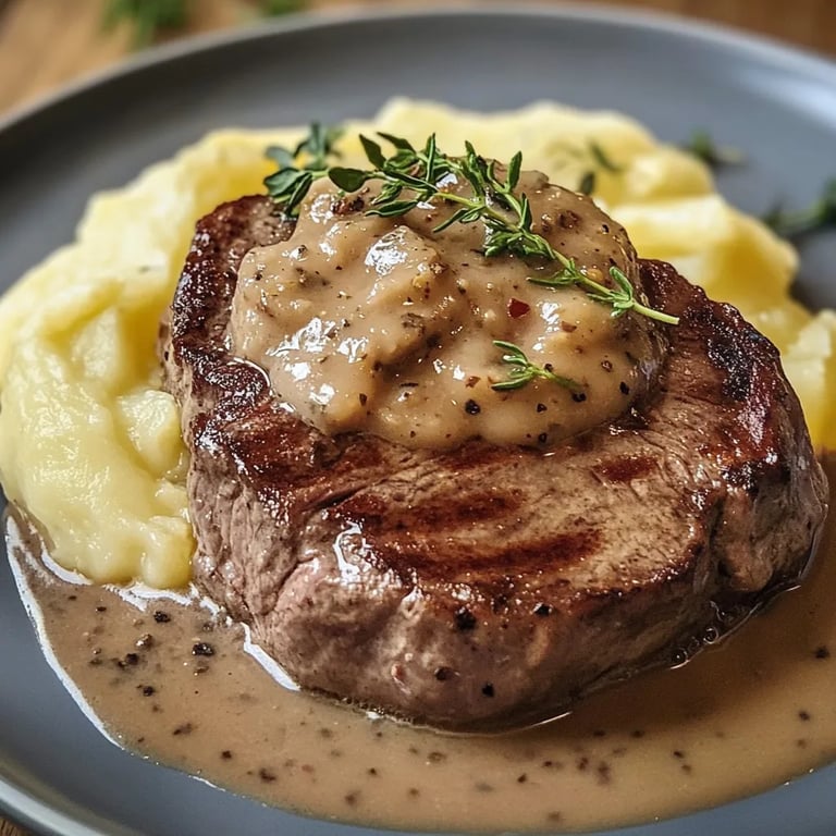 Bistec Jugoso con una Salsa Cremosa Increíble: La Última Receta Maravillosa