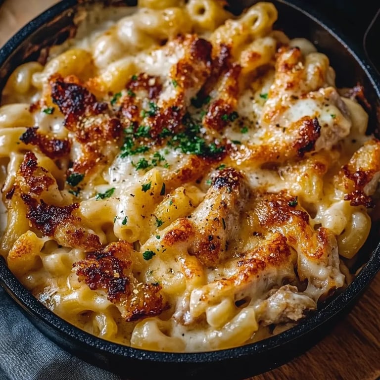 BBQ Chicken Mac and Cheese